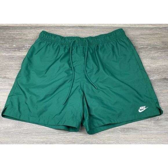 Nike Club Sportswear Woven Lined Flow Shorts Men's Size Large Green FN3307-365 - Picture 1 of 9